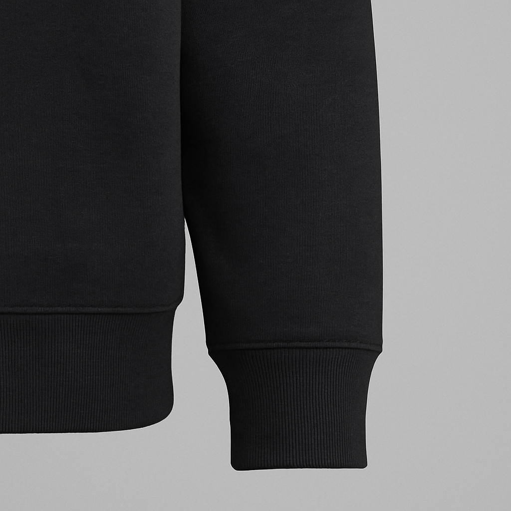 Black Oversized Crewneck