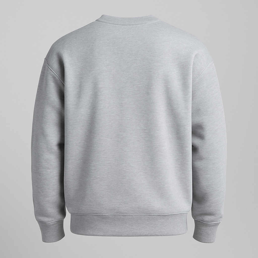 Grey Oversized Crewneck
